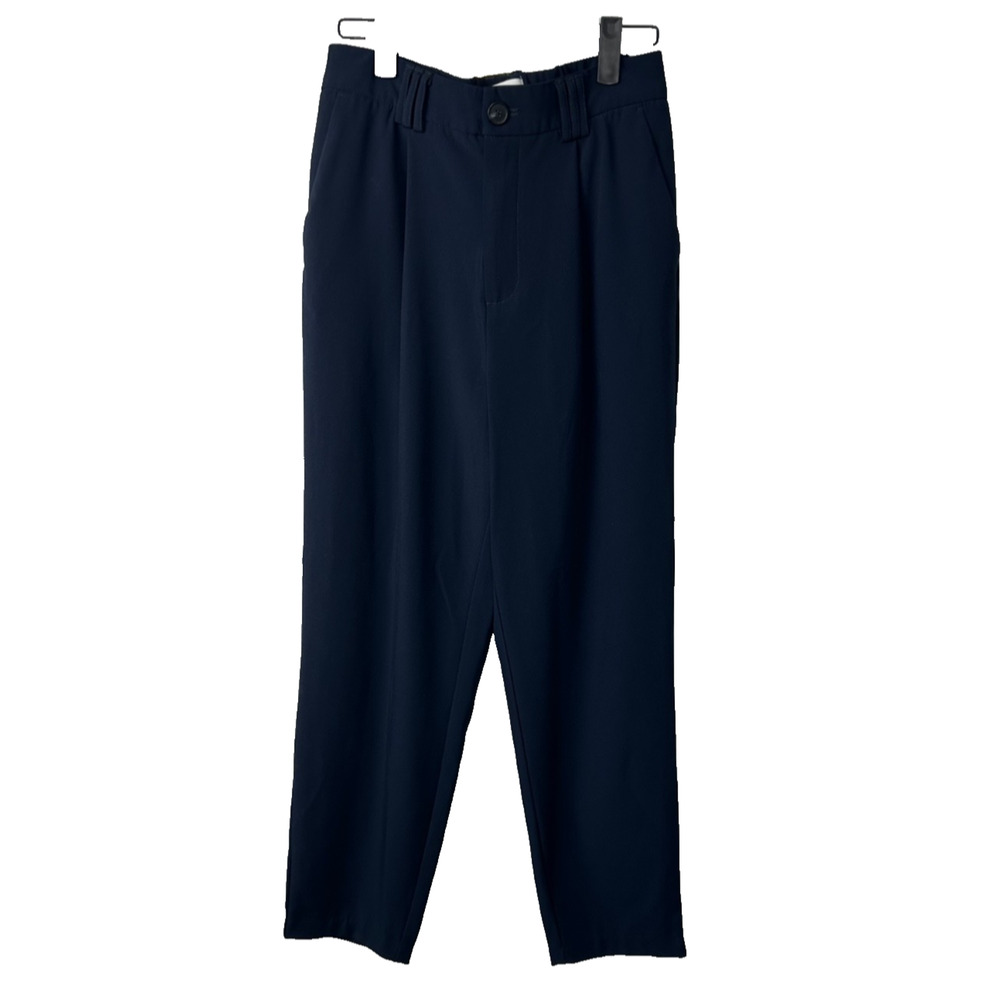 Object Ladies 36 pants Blue Ziggy Ankle straight Organic Polyester Career A47